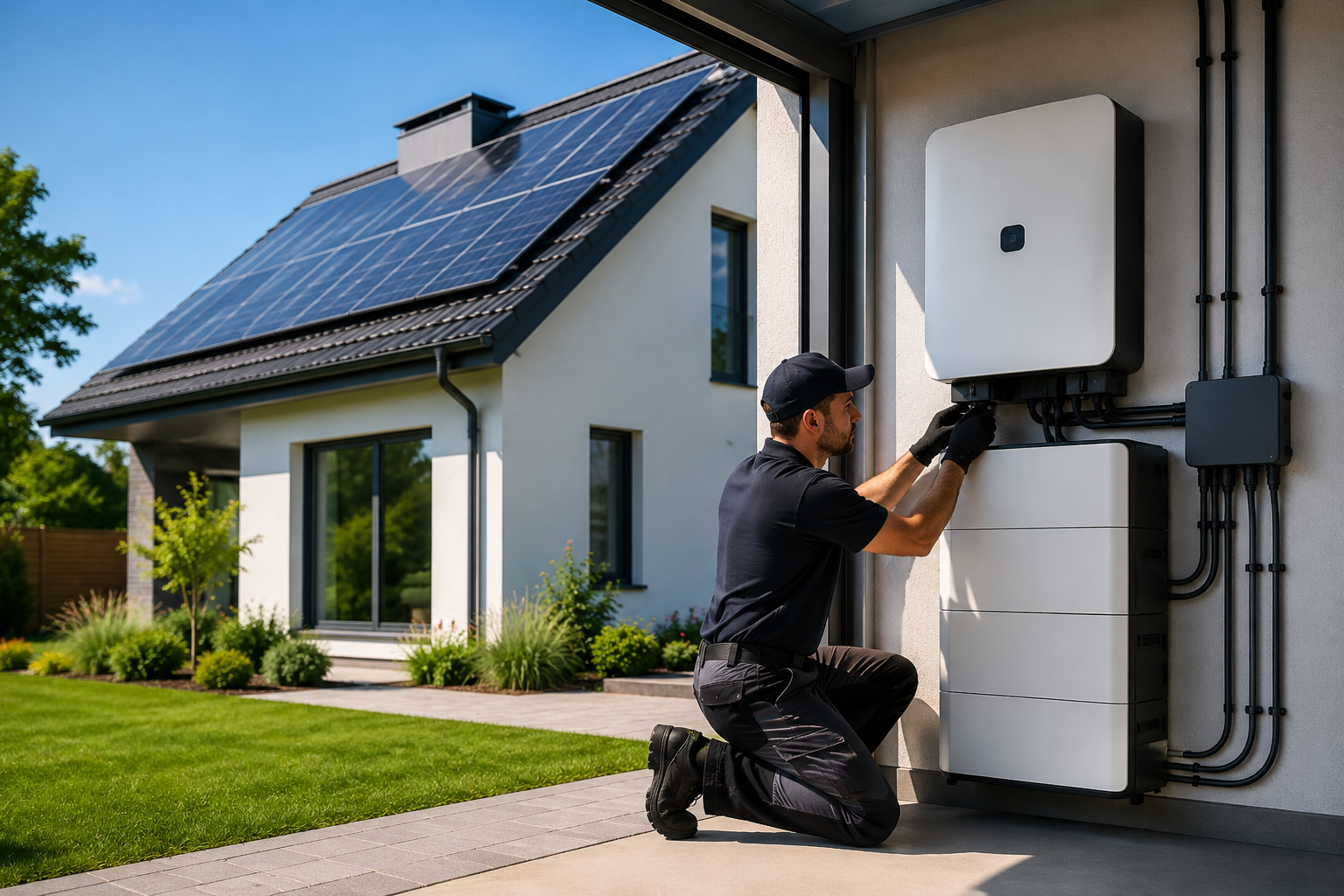 Installatie van thuisbatterijen, energieopslag yoga-img1