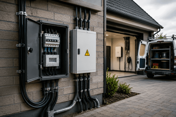 Voorbereiding van elektrische installaties voor een zwaardere netaansluiting yoga-img1